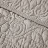 Oversized Quilted Throw Khaki 60x70"