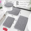 OLANLY Bathroom Rugs 30x20, Extra Soft Absorbent Chenille Bath Rugs, Rubber Backing Quick Dry, Machine Washable Bath Mats for Bathroom Floor