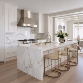 Velar Counter Stool Beige