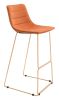 Adele Barstool Orange & Gold