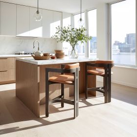 Shaili Counter Stool Brown