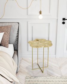 Lotus Side Table Gold