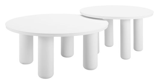 Ola Coffee Table Set White