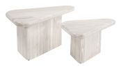 Navidic Coffee Table Set Whitewashed