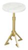 Maurice Side Table White & Gold