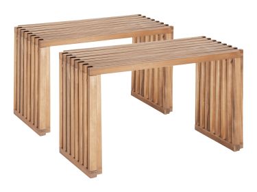 Riviera Extendable Bench Natural