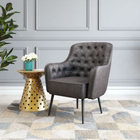 Tasmania Accent Chair (Color: Vintage Black)