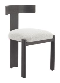 Tiana Dining Chair (Color: Black & Beige)