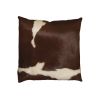 18" X 18" X 5" Cowhide Pillow