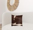 18" X 18" X 5" Cowhide Pillow