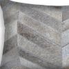 12" X 20" Chevron Cowhide Throw Pillow