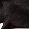 Set of Two 12" X 20" Cowhide Throw Pillows