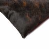 Set of Two 12" X 20" Cowhide Throw Pillow