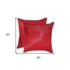 18" X 18" X 5" Cowhide Pillow 2 Pack