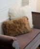 Set of Two 12" X 20" Faux Fur Throw Pillows