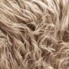 Set of Two 12" X 20" Faux Fur Throw Pillows