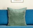 Transitional Solid Pillow Cover With Poly Insert