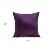 22" Cotton Blend Throw Pillow