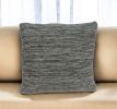 20" Woven Cotton Blend Throw Pillow