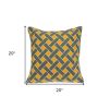 20" Cotton Throw Pillow