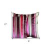 Set Of 2 Varigated Stripe Decorative Pillow Covers