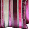 Set Of 2 Varigated Stripe Decorative Pillow Covers