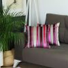 Set Of 2 Varigated Stripe Decorative Pillow Covers