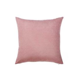 Set Of 2 Brushed Twill Decorative Throw Pillow Covers (Color: Light Pink)