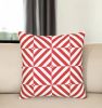 18" Geometric Throw Pillow Cover