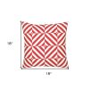 18" Geometric Throw Pillow Cover