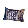 Set of Four 12" X 20" Fabric Lumbar Throw Pillow Covers