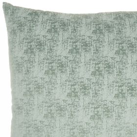 22" Abstract Throw Pillow (Color: Green)