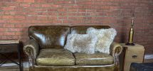 Natural Sheepskin Lumbar Pillow