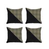 Set Of 4 Houndstooth Pillow Covers