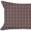 Set Of 2 Houndstooth Lumbar Pillow Covers