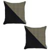 Set Of 2 Houndstooth Pillow Covers