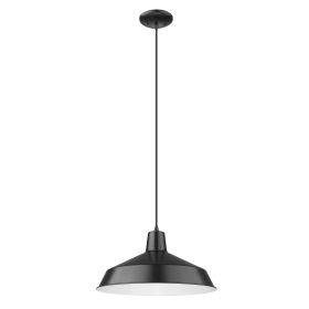 Industrial Hanging Light (Color: Matte Black)