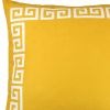 Greek Key Bordered Throw Pillow