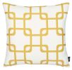Grid Geometric Throw Pillow