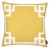 Geometric Border Throw Pillow