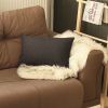Solid Lumbar Throw Pillow