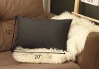 Solid Lumbar Throw Pillow