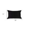 Solid Lumbar Throw Pillow