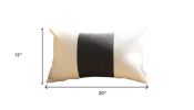 12" X 20" Striped Lumbar Throw Pillow