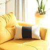 12" X 20" Striped Lumbar Throw Pillow