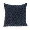 Jacquard Diamond Pattern Decorative Throw Pillow