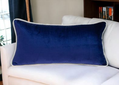 12" X 24" Throw Pillow (Color: Blue)