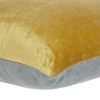 Dual Solid Color Reversible Throw Pillow