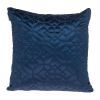 Quilted Velvet Geo Decorative Throw Pillow