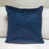 Quilted Velvet Geo Decorative Throw Pillow